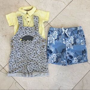 Bundle of shirt , shorts and jumpsuit